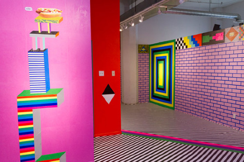 ART - Installations by Dominique Pétrin. Have you ever tried walking into an 8-bit wonderland