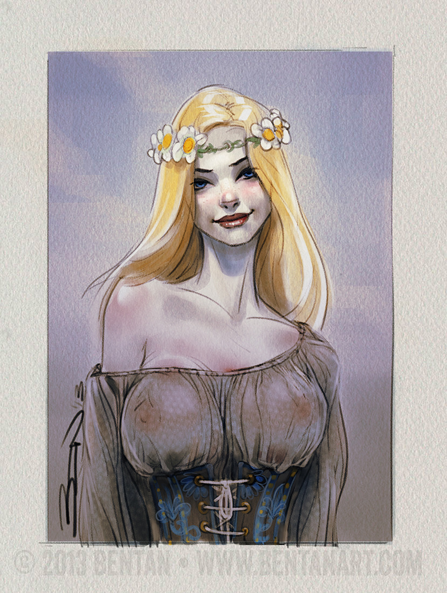 senseorsensuality:  Renaissance sketch(Pencil by Ben Tan, colors - me) by I-GUYJIN-I