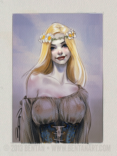 senseorsensuality:  Renaissance sketch(Pencil by Ben Tan, colors - me) by I-GUYJIN-I  