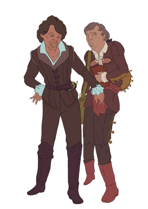 Random Drawing: Don Giovanni And Leporello, Ramey And Furlanetto Are The Best! I Loooove Their Dynamics.