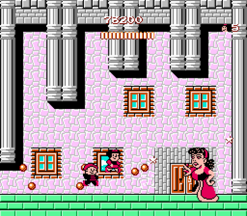  Nancy (NES/Famicom) [Mickey Mousecapade] https://youtu.be/JQBzY4VR1soJoin Nancy and Sluggo (from th