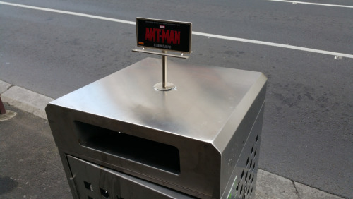 nerdythingsthatdontsuck:  “What is this, a billboard for ANTS?!?”Marvel is really having fun with the Ant-Man marketing aren’t they?via NTTDS