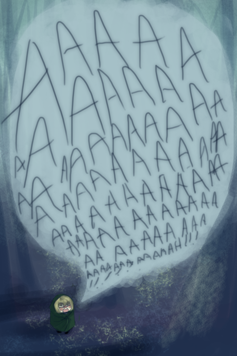 erejearmin:  Q: Please tell me how Armin reduces his stress. A: By shouting in a
