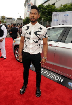 derriuspierre:  Miguel attends the Ford Red Carpet at the 2013 BET Awards at Nokia Theatre L.A. Live on June 30, 2013 in Los Angeles, California.  