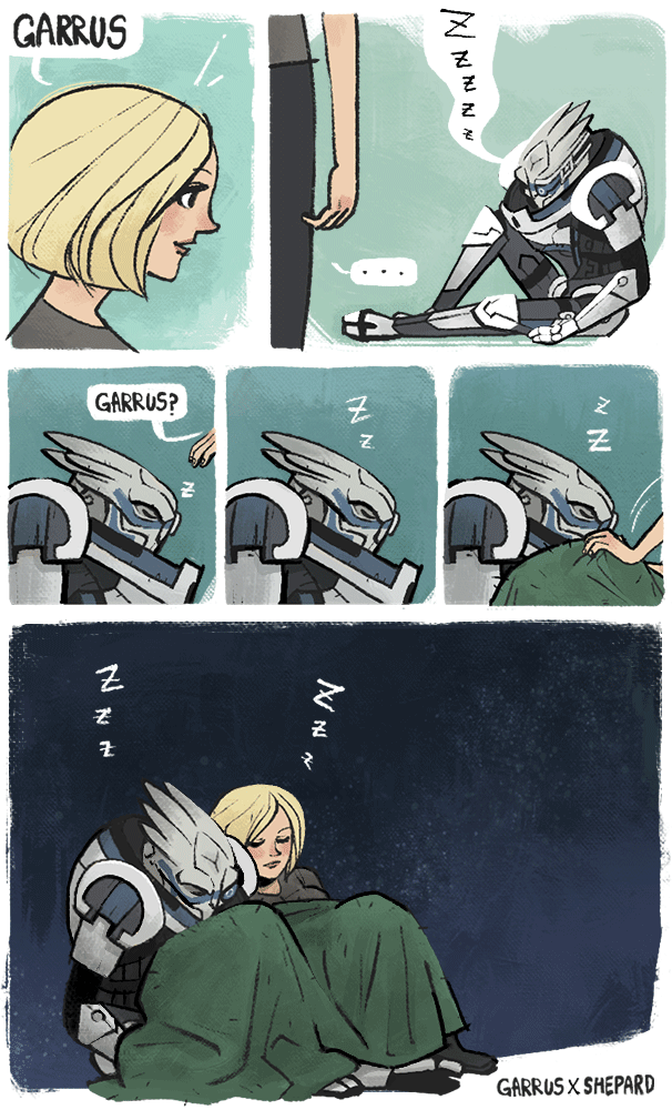 unoobang:  Mass EffectShepard x Garrus   