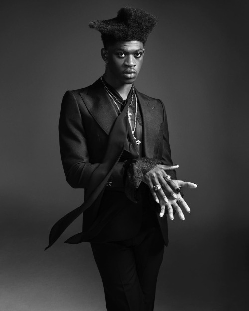 Lil Nas X Covers LUomo Vogue, July 2021