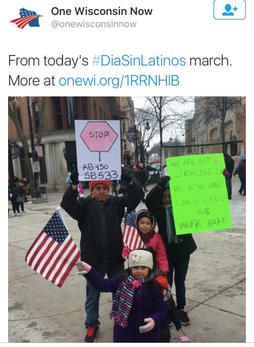 flowersinmyphro:elpajaromasnalgon:izzy-strummer:What would a day be like without Latinos?Madison wil