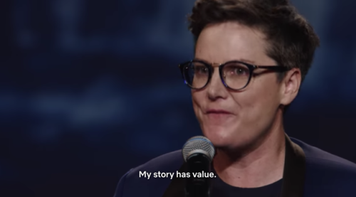 capturetheatre:itsnotsymbolic:you should watch Hannah Gadsby’s special Nanette…..imoone of the best 