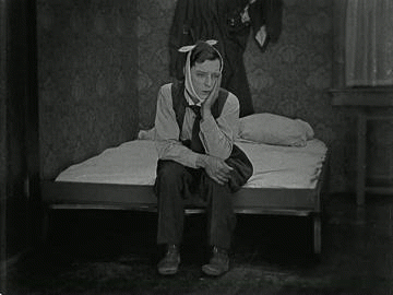 &ldquo;Big Joe&rdquo; Roberts attempts to pull Buster Keaton’s tooth in