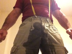 tattsandkink:Another awesome piss in my trousers
