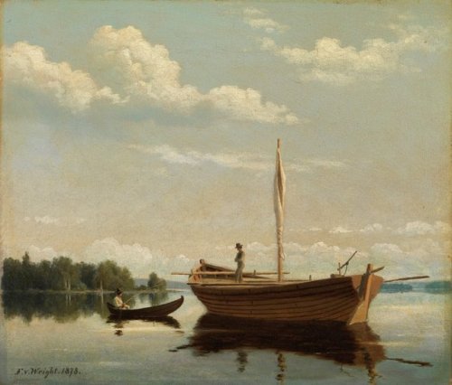 Ferdinand von Wright (1822 - 1906) - In the Archipelago of Kuopio. 1878. Oil on canvas.