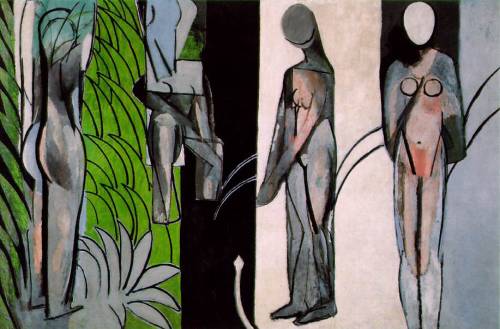 exam:  “Bathers by a River” (1916) by Henri Matisse “Bathers” (1920) by Pablo Picasso 