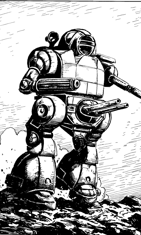 Part 1/3 of the art of BattleTech Compendium: The Rules of Warfare, published in 1994, Illustrations