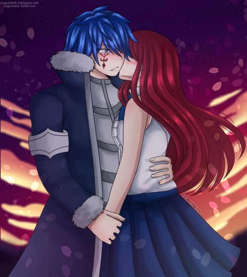 Here are some Jerza Fanarts I made for the few days there will be more soon cause I’m so excited for