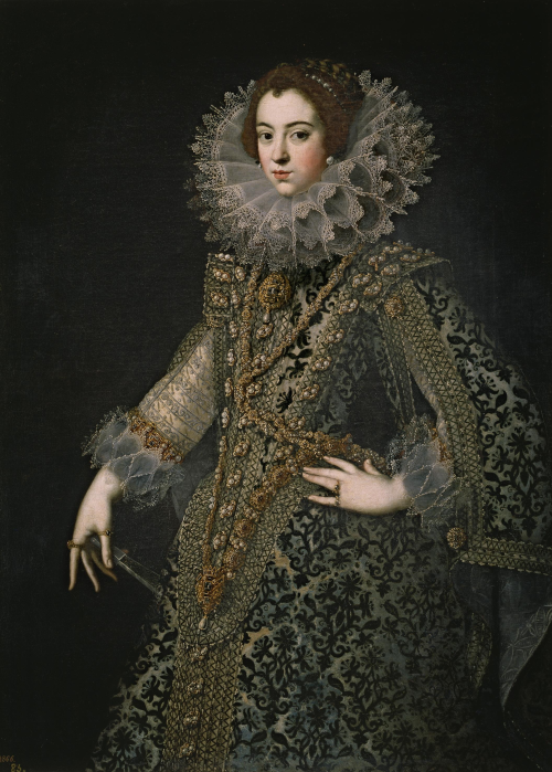 Juan Pantoja de la Cruz [Spanish. 1553 - 1608] La Reina Isabel de Borbón. c. 1620