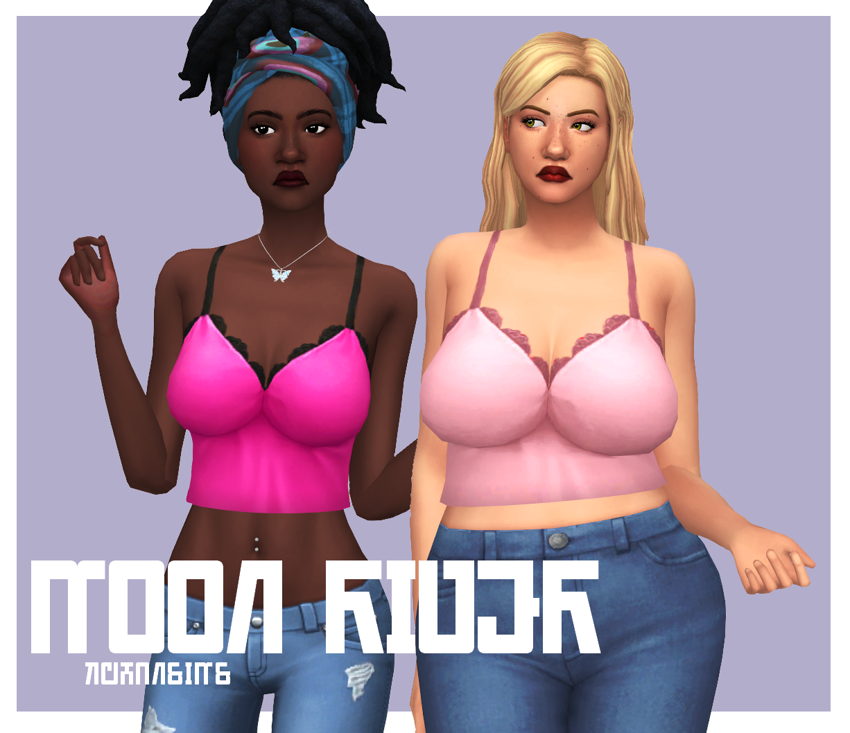 Simsnectar CC Finds — kchansims: Moon River : Cropped Camisoles Hi