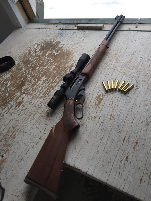 I wanna be a cowboy, baby!(Left) Henry Mare’s Leg .45 colt(Right) Marlin 336 30-30