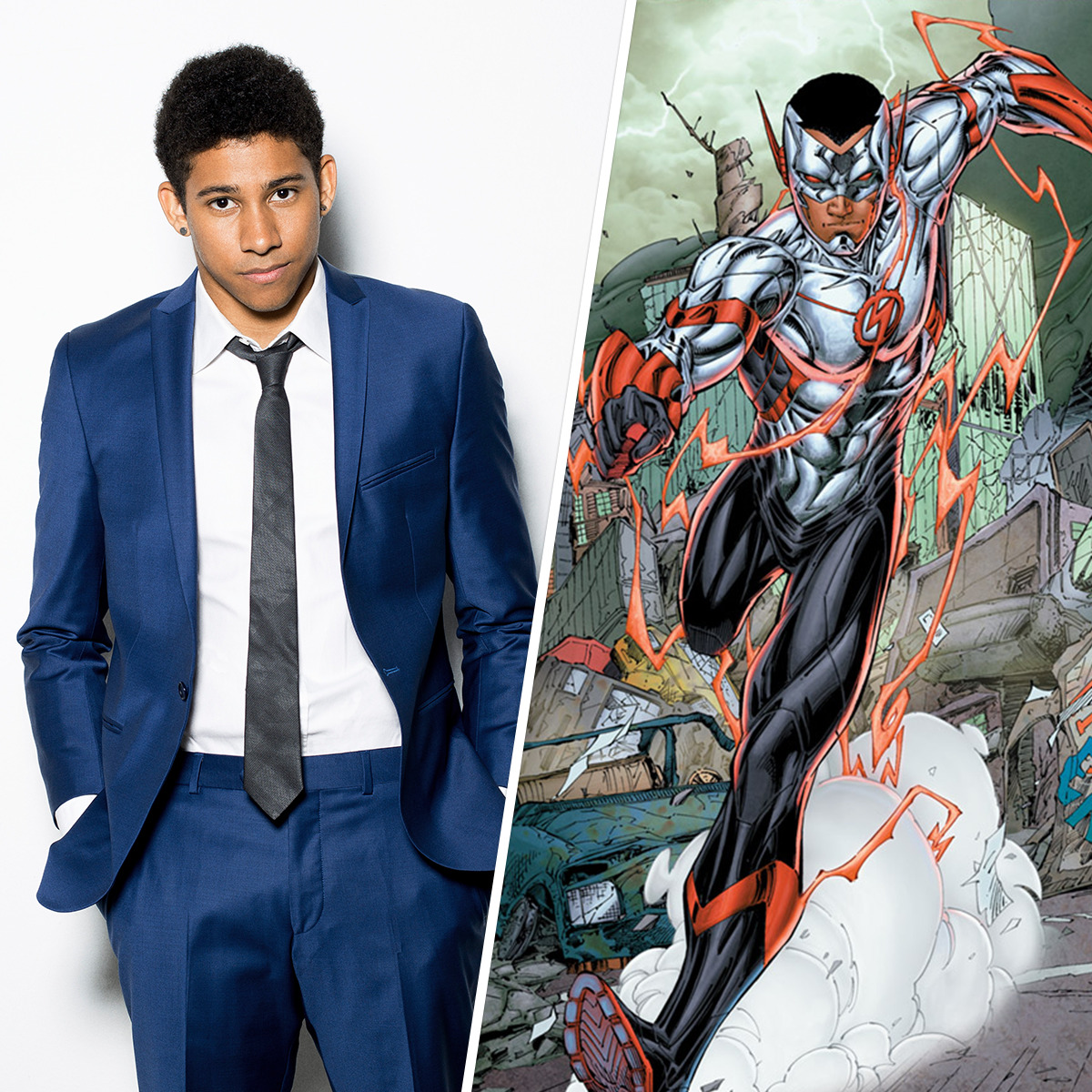 thecwflash:    KID FLASH CASTING NEWS! Keiynan Lonsdale has been cast as Wally West