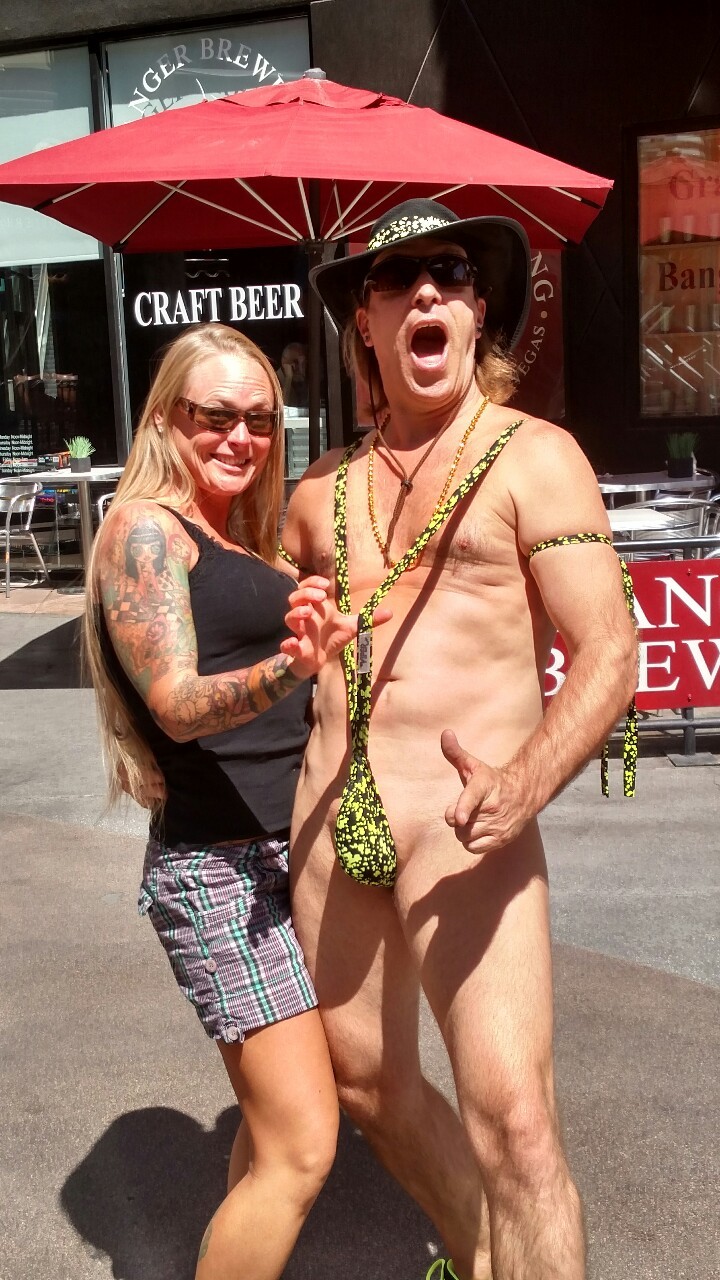 My wife cruising freemont streetOnly in Vegas. I sure wish it was the other way around