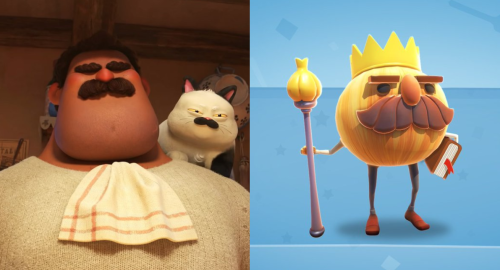 My friends: *peacefully watching the movie*Me: heY the dAD kIndA lOOks LikE tHe ONIon KiNg frOm OveR