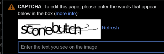 captcha prompt that says 'scone butch'