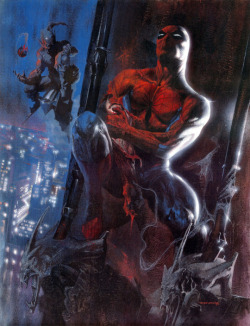 extraordinarycomics:  Spider-Man vs Green Goblin by Gabriele Dell’Otto.