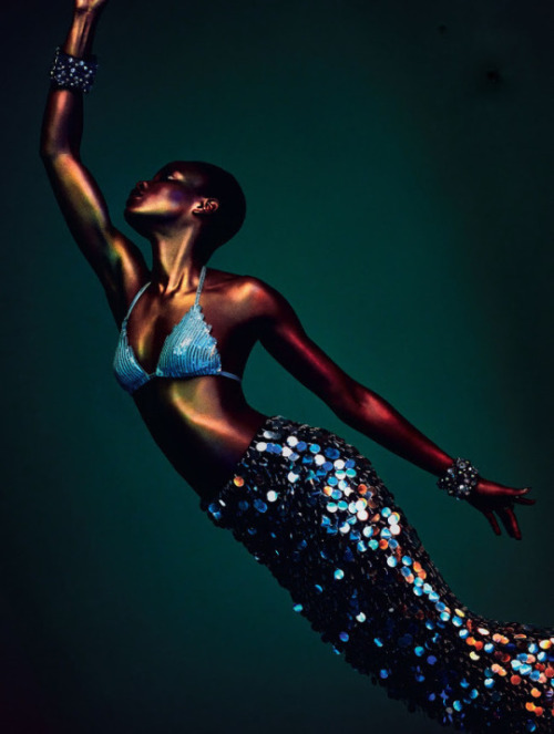 pocmodels:Crystal Noreiga & Krusha Lamar by Andrew Yee for Hunger Magazine #13