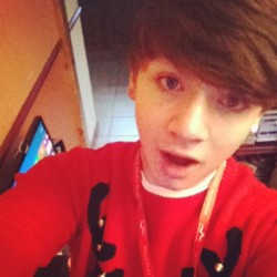 Wearing my christmas jumper XD #gay #slut