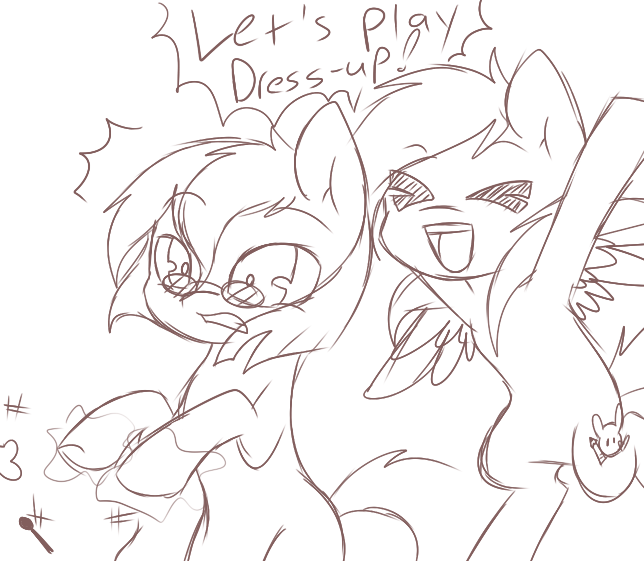 ask-pencilsketch:  Pencil sketch:THAT’S RIGHT FOLKS! WE’RE GONNA PLAY DRESS UP!