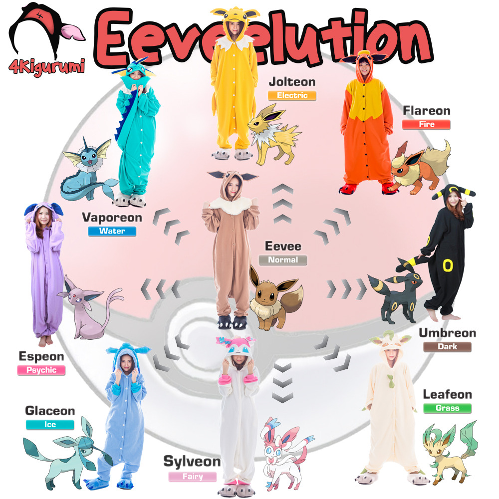 eeveelution kigurumi