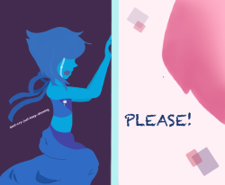 dont-cry-just-keep-drawing:  “I’ll do anything. I won’t betray you, I swear. Please, I just want to go home, Rose” Angsty Rose/Lapis. I tried to draw Lapis during a moment of hopelessness and have her hands look like she was scratching the inside