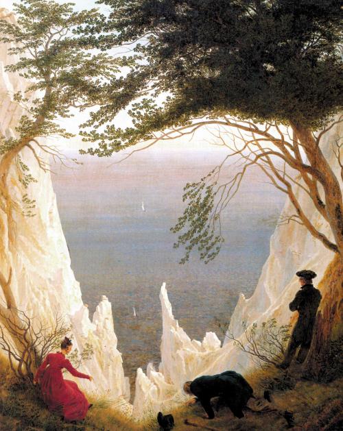 Chalk Cliffs on Rügen - Caspar David Friedrick (1818)