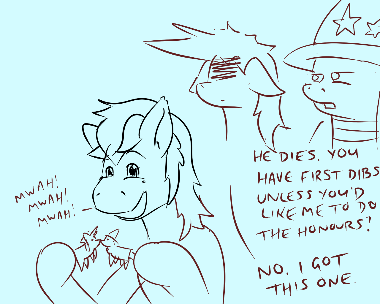 askscruffasus:  askspades:  And that’s how Equestria was made!  And then this happened…