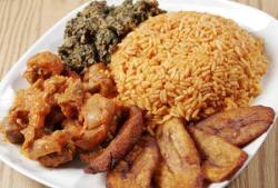 phoenixx23:  queennubian:  boygeorgemichaelbluth:  dynamicafrica:  My Top 5 African Dishes for a Hearty Valentine’s Day. Jollof rice with chicken/meat/fish and fried plantain: Predominantly eaten in West African countries such as Senegal (it’s country