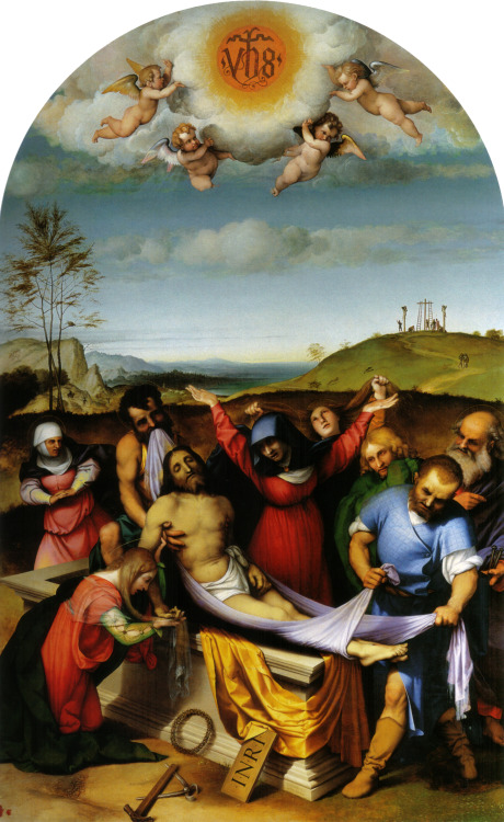 The Entombment of Christ, by Lorenzo Lotto, Pinacoteca Civica e Galleria di Arte Contemporanea, Jesi
