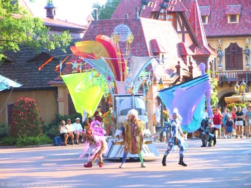 magicalfanaticism-blog: Tapestry of Dreams Parade at Epcot. This parade ran around the World Showcas