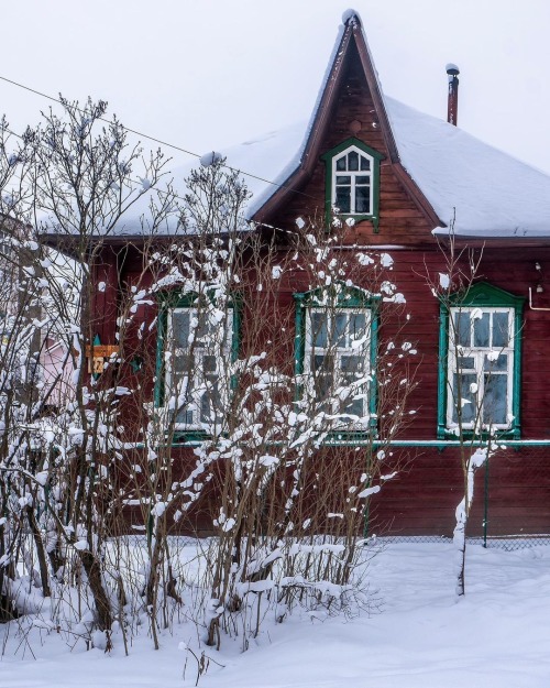 my-russia:Traditional Russian houses in Kimry, Tver Oblast