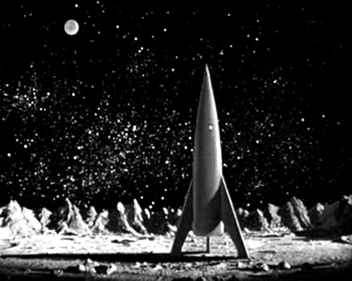 Rocket ships from the movies 1. Rocketship X-M (1950)2. When Worlds Collide (1951)3. World With