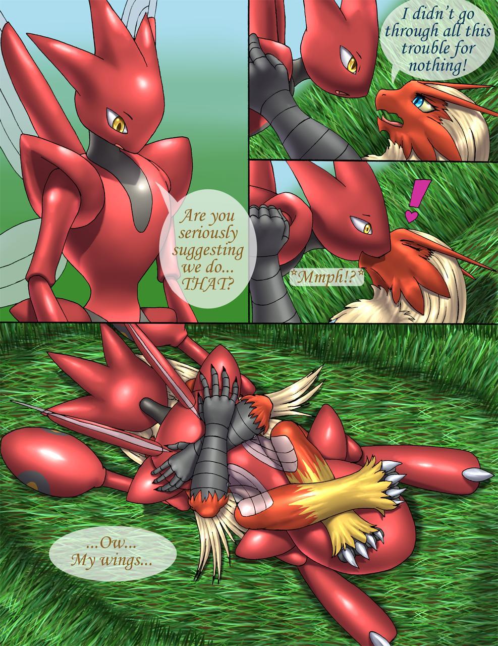 pokephiliaporn:  .:Part Â½:.Playing with Fire ~ Pokemon Porn Comic (considered