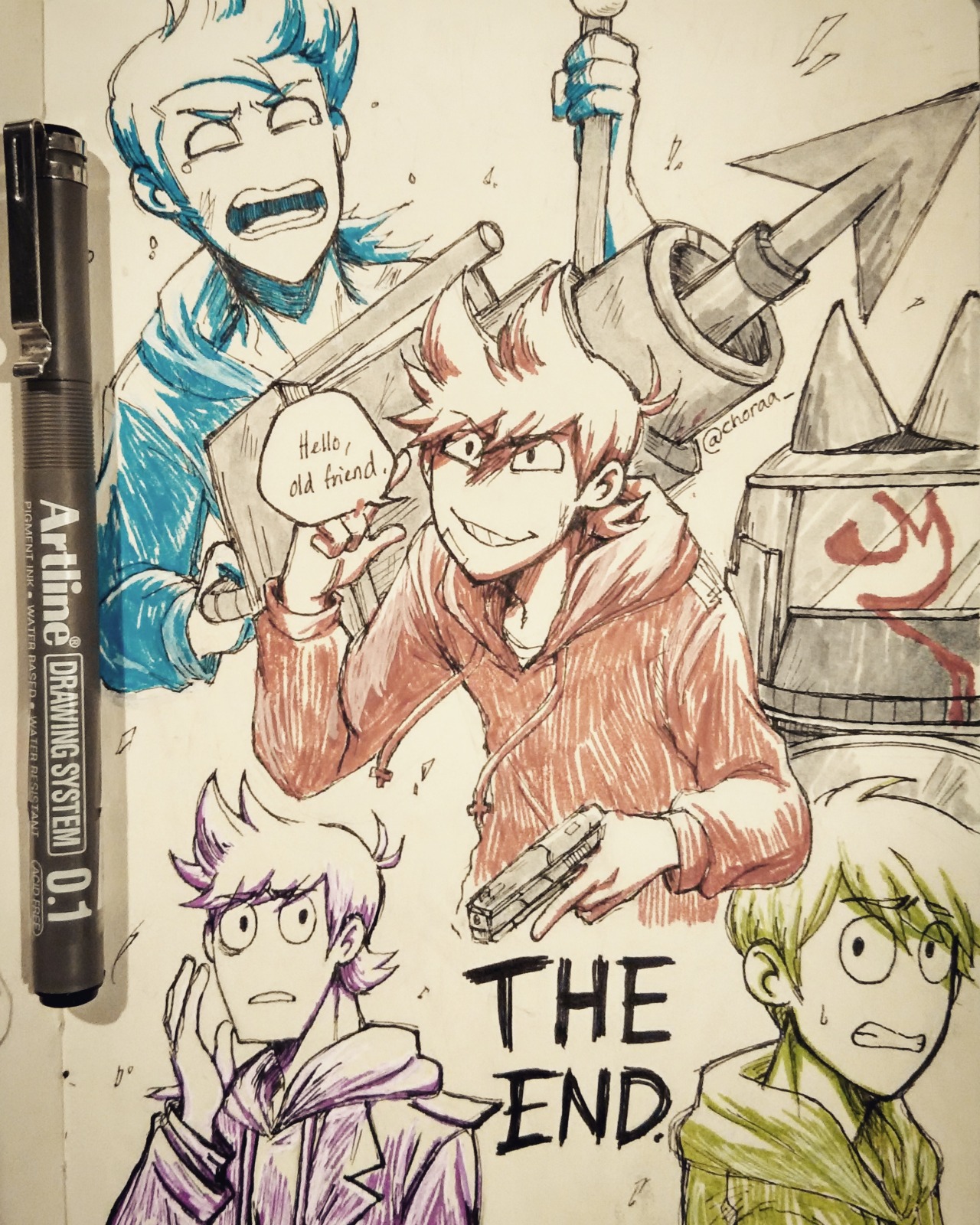 Higjschool Matt (Eddsworld) WarpedShinobi - Illustrations ART street