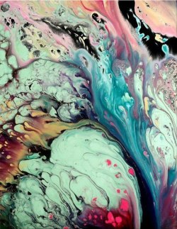 ghostlywatcher:    Abstract arts by Destiny Womack  