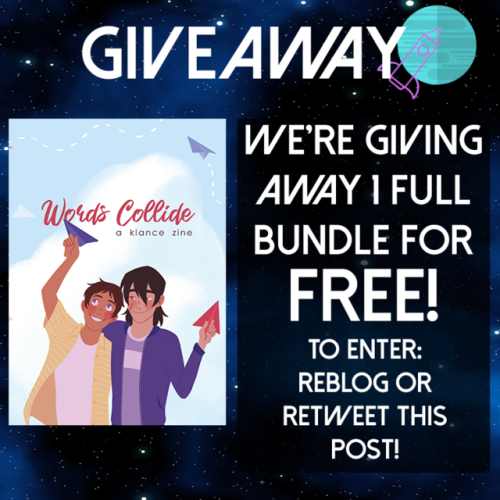 wordscollide-klancezine: We’re Doing a Giveaway! We’ll be giving away one full bundle (+ stretch goa