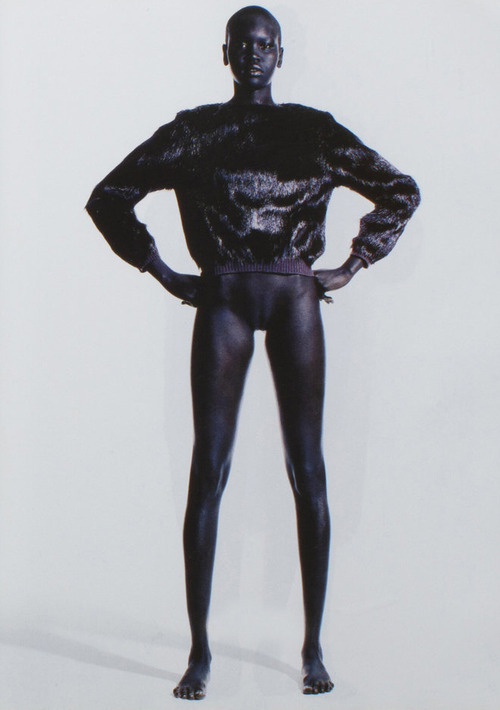 ejakulation:Alek Wek photographed by Michael porn pictures