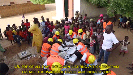 g0dziiia: mizz-holly-wood:  kingofhispaniola:  sizvideos:    Akon is providing solar lighting in Africa for 600 millions people - watch the full video  Love my brother  Amazing!!   Akon for man of the year 