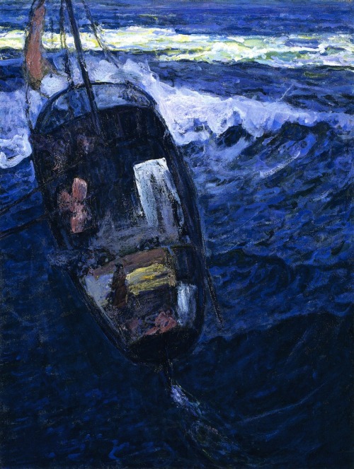 artist-tanner:Fishermen at Sea, 1914, Henry Ossawa Tanner