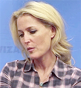 iheartcate:  Gillian Anderson being cute in flannel  