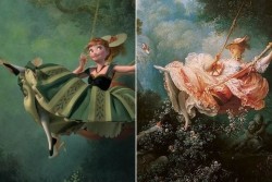 wizzard890:  So I was going to write a post talking about Jean-Honoré Fragonard’s painting The Swing, which is, as you all know, business as usual around here. Now, the first step in any art post is finding a high-quality image, which put me on Google,