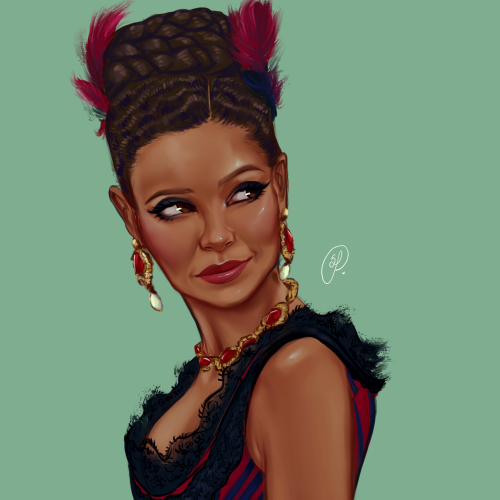 I’ve been rewatching Westworld and I just had to draw the ultimate baddie that is Maeve