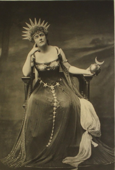 Lady Gerard as the goddess Astarte at the Duchess of Devonshire’s costume ball, 1897