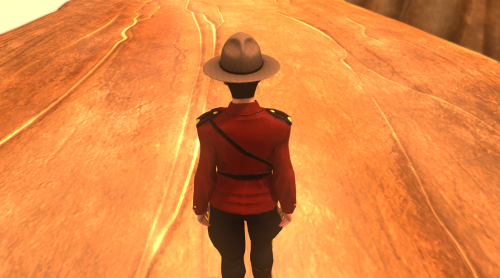 Mountie - Campaign hat, tanMountie - Red Serge jacketMountie - Breeches with gold strapping, dark gr